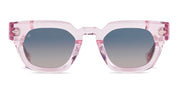 Ottica Mondello Roma - T HENRI - TAP014 - TUATARA - PAMPELONNE - Acetate - shape Panto - transparent pink - EYEWEAR - SUNGLASSES - Unisex,Uomo,Donna,Women,Men - lens Gradient blue - Made In Japan