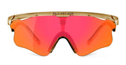 Ottica Mondello Roma - Alba Optics - 8050054518411 - DELTA LEI - SMOKE GLOSSY / VZUM F-LENS FIRE - Tr90 - shape Mask - brown - EYEWEAR - SUNGLASSES - Unisex,Uomo,Donna,Women,Men - lens red - Made In Italy