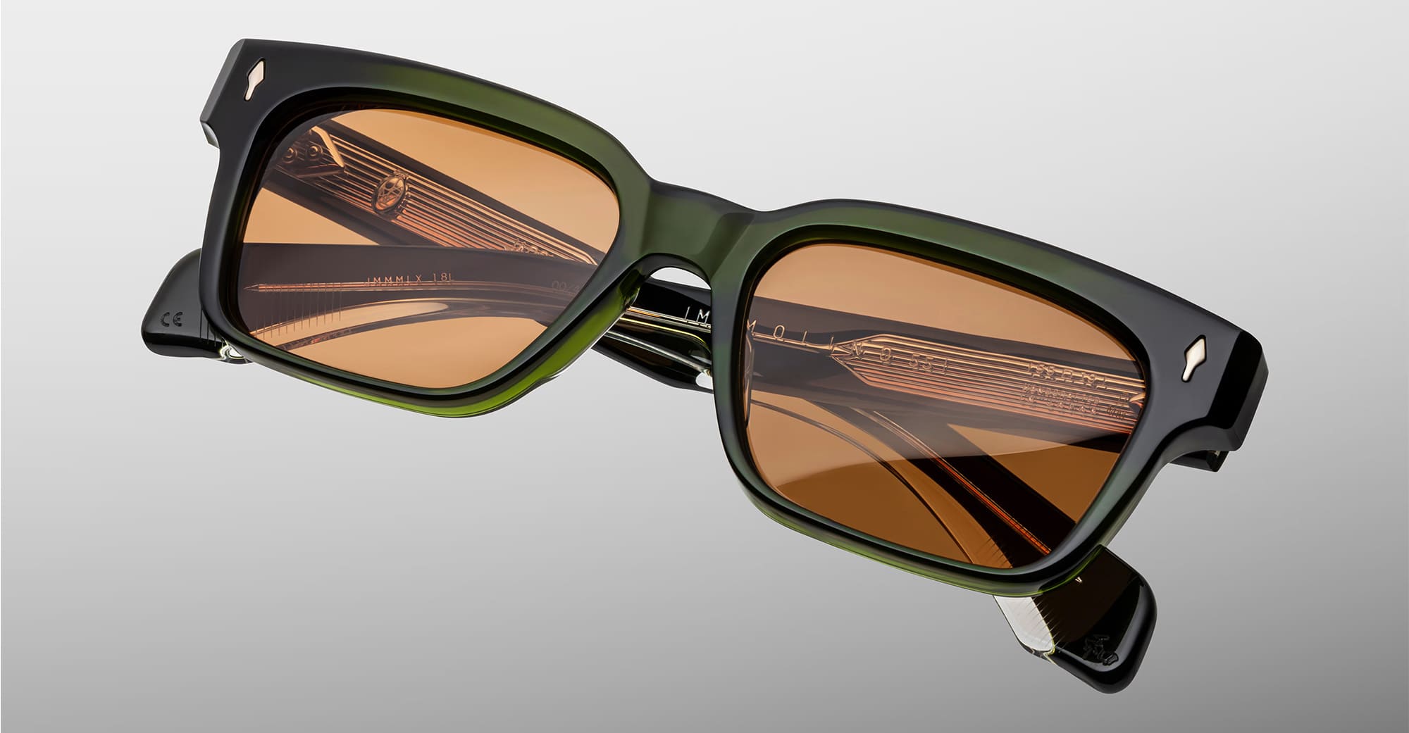 Ottica Mondello Roma - Jacques Marie Mage - JMMMLX-18L - MOLINO 55 - BORNEO - Acetate - shape  - green - EYEWEAR - SUNGLASSES - Unisex,Uomo,Donna,Women,Men - lens  - Made In Japan