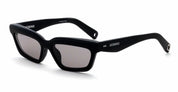 Ottica Mondello Roma - Jacquemus - JAC62C1SUN - SALON - MATTE BLACK / GREY LENS - Acetate - shape Rectangular - Black - EYEWEAR - SUNGLASSES - Donna,Women - lens Grey - Made In Japan