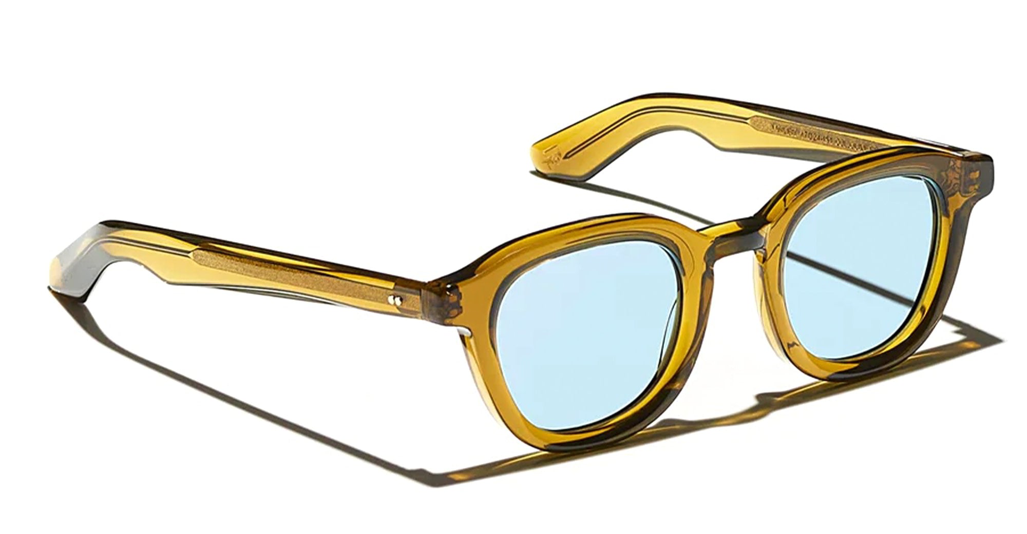  BEL AIR BLUE LENS - Acetate - shape Panto - green - EYEWEAR - SUNGLASSES - Unisex,Uomo,Donna,Women,Men - lens Blue - Made In China