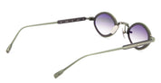 Ottica Mondello Roma - Sato - Talita-MG-B-1 - TALITA - MATT GREEN / MATT BLACK - Acetate, titanium - shape Oval - grey, black - EYEWEAR - SUNGLASSES - Unisex,Uomo,Donna,Women,Men - lens Gradient green - Made In Japan