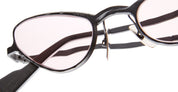 Ottica Mondello Roma - Kuboraum - KRSZ22BB0000002P - MASK Z22 - BLACK MATT - metal, acetate - shape Cat-eye - Black - EYEWEAR - SUNGLASSES - Donna,Women - lens Pink - Made In Italy
