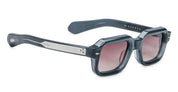 Ottica Mondello Roma - Jacques Marie Mage - JMMSN-13Y - SANDRO - MINK - Acetate - shape Rectangular - grey - EYEWEAR - SUNGLASSES - Unisex,Uomo,Donna,Women,Men - lens Gradient pink - Made In Japan