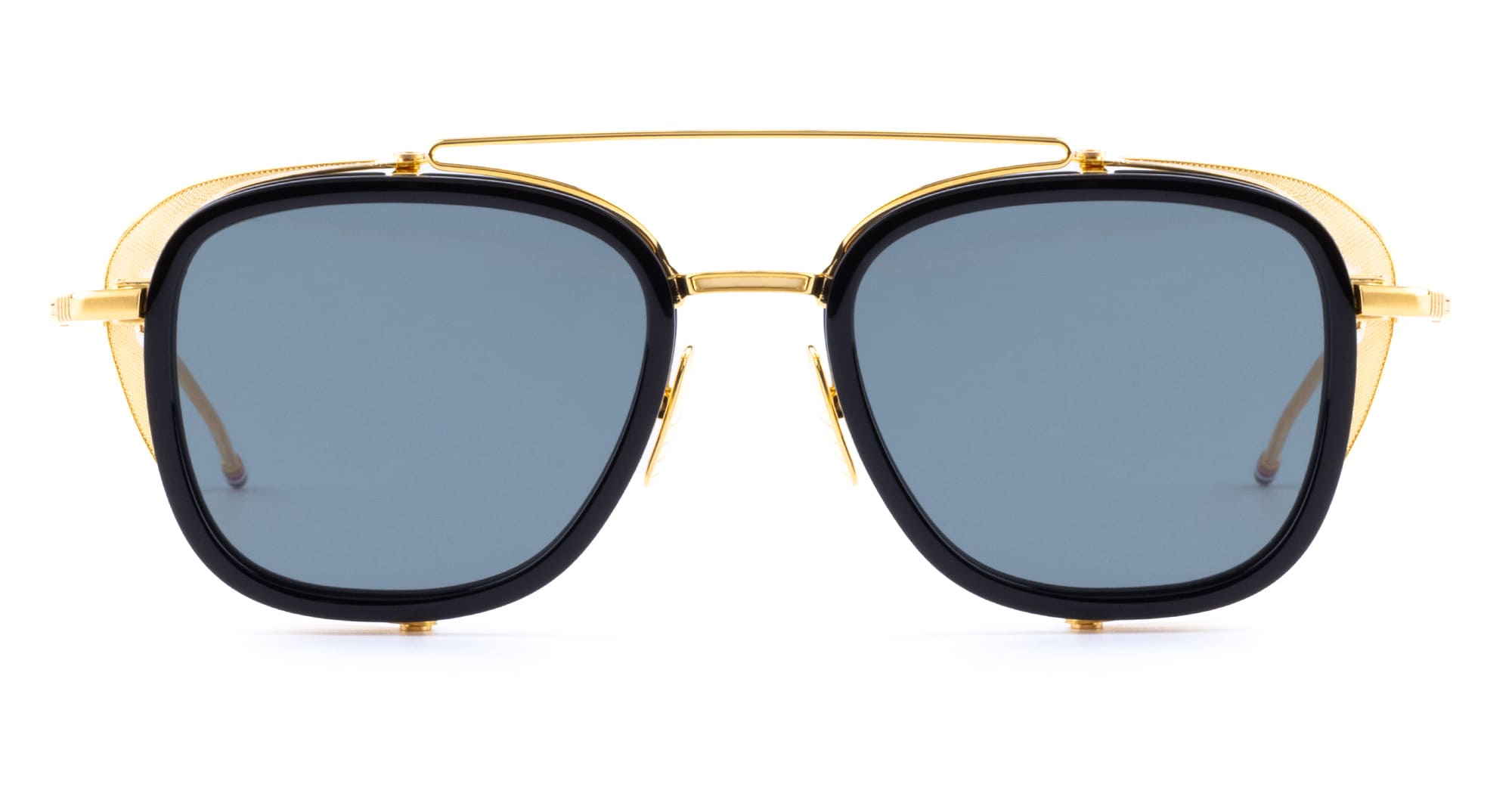 Ottica Mondello Roma - Thom Browne - UES808A-G0003-001-51 - RECTANGULAR - BLACK - Acetate - shape  - Black - EYEWEAR - SUNGLASSES - Uomo,Men - lens  - Made In Japan