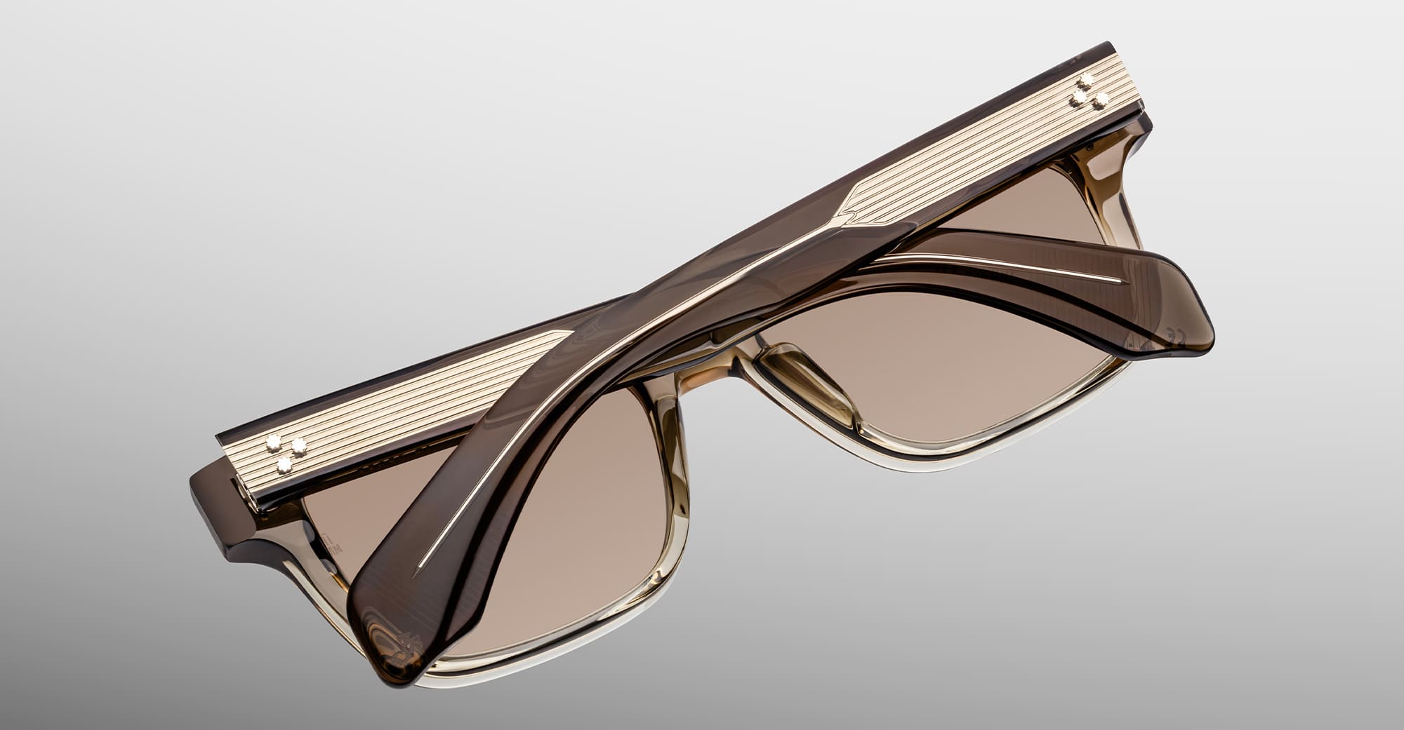 Ottica Mondello Roma - Jacques Marie Mage - JMMMLX-B10 - MOLINO 55 - LESCOT - Acetate - shape Rectangular - brown - EYEWEAR - SUNGLASSES - Unisex,Uomo,Donna,Women,Men - lens brass - Made In Japan