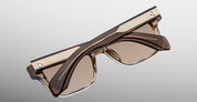 Ottica Mondello Roma - Jacques Marie Mage - JMMMLX-B10 - MOLINO 55 - LESCOT - Acetate - shape Rectangular - brown - EYEWEAR - SUNGLASSES - Unisex,Uomo,Donna,Women,Men - lens brass - Made In Japan