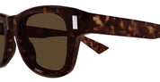 Ottica Mondello Roma - Saint Laurent - SL 801-002 - SL 801-002 - HAVANA - Acetate - shape Squared - Havana - EYEWEAR - SUNGLASSES - Unisex,Uomo,Donna,Women,Men - lens Brown - Made In Italy