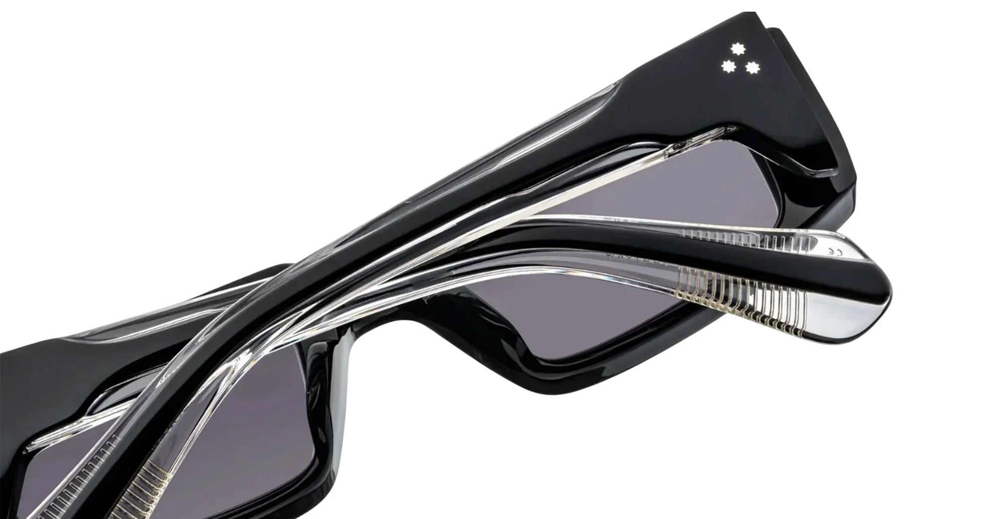 Ottica Mondello Roma - Jacques Marie Mage - JMMTY-6W - RIMBAUD - TITAN - titanium, acetate - shape Rectangular - Black - EYEWEAR - SUNGLASSES - Unisex,Uomo,Donna,Women,Men - lens Grey - Made In Japan