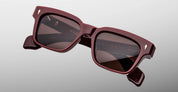 Ottica Mondello Roma - Jacques Marie Mage - JMMML-R7 - MOLINO - BORDEAUX EMPIRE - Acetate - shape Rectangular - blue - EYEWEAR - SUNGLASSES - Unisex,Uomo,Donna,Women,Men - lens Brown - Made In Japan