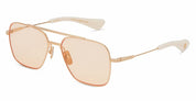 Ottica Mondello Roma - DITA - DTS111-57-08 - FLIGHT-SEVEN - WHITE GOLD 2 - titanium, acetate - shape Navigator - white gold - EYEWEAR - SUNGLASSES - Unisex,Uomo,Donna,Women,Men - lens Brown - Made In Japan