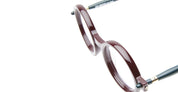 Ottica Mondello Roma - Kuboraum - KRO0P1DR000000OP - MASK P1 DR - BORDEAUX RX - Acetate - shape Round - burgundy - EYEWEAR - EYEGLASSES - Unisex,Uomo,Donna,Women,Men - lens Clear - Made In Italy