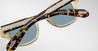 Ottica Mondello Roma - Jacques Marie Mage - JMMJU-10Y3 - DECADE COLLECTION: JULES - DUN - Acetate - shape Panto - beige - EYEWEAR - SUNGLASSES - Uomo,Men - lens Blue - Made In Japan