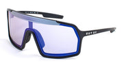 Ottica Mondello Roma - Out Of - XS145589M - Bot 3 - Black / White / IRID X-10 Medium - Acetate - shape Mask - black, white - EYEWEAR - SUNGLASSES - Unisex,Uomo,Donna,Women,Men - lens Blue - Made In Italy