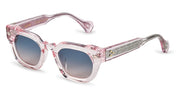 Ottica Mondello Roma - T HENRI - TAP014 - TUATARA - PAMPELONNE - Acetate - shape Panto - transparent pink - EYEWEAR - SUNGLASSES - Unisex,Uomo,Donna,Women,Men - lens Gradient blue - Made In Japan