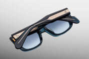 Ottica Mondello Roma - Jacques Marie Mage - JMMCO-9F - CORNICHE - INDIGO - Acetate - shape Rectangular - blue - EYEWEAR - SUNGLASSES - Unisex,Uomo,Donna,Women,Men - lens Gradient blue - Made In Japan