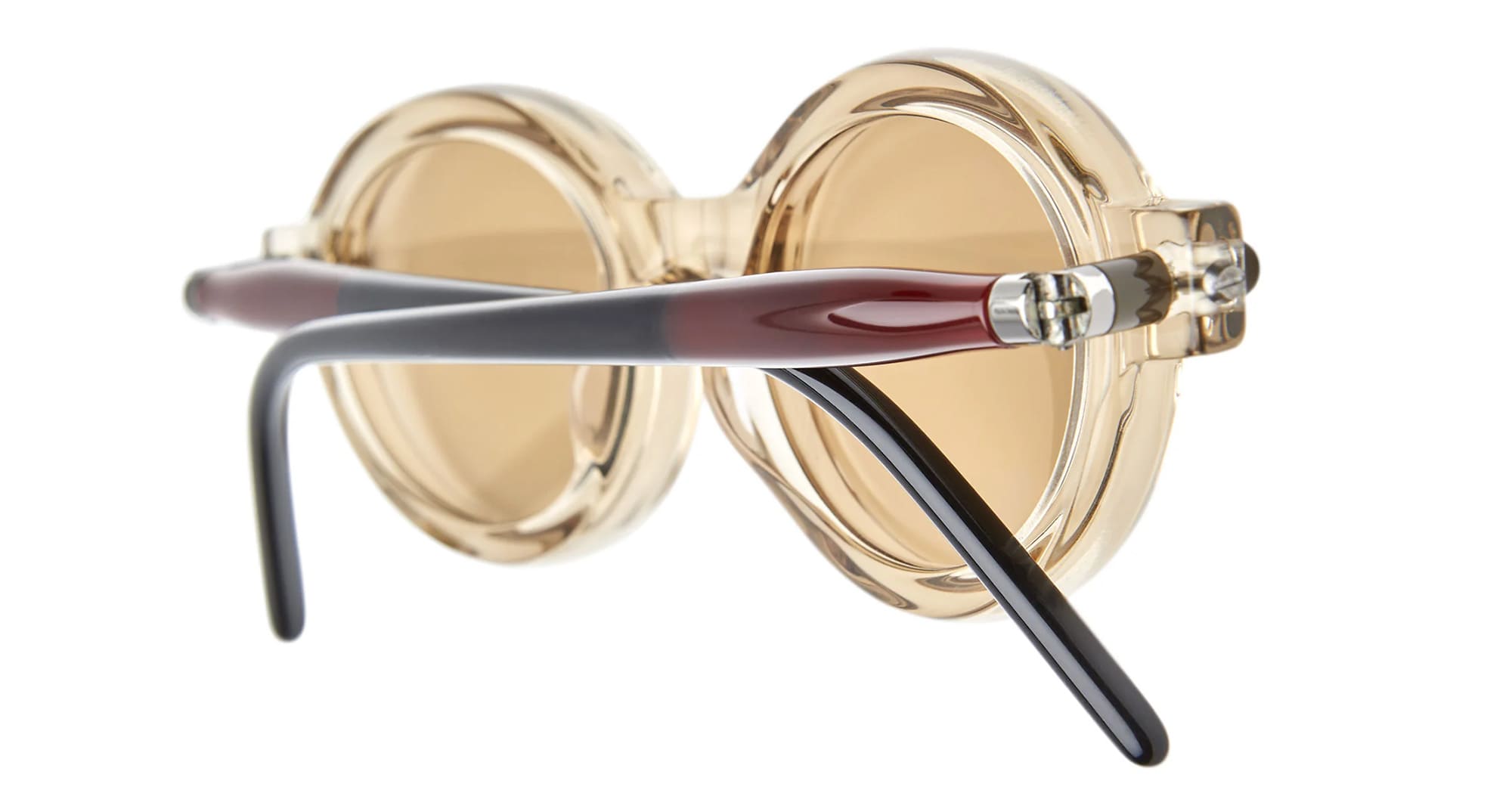 Ottica Mondello Roma - Kuboraum - KRS0P6CHP000002M - MASK P6 CHP - CHAMPAGNE - Acetate - shape Oval - Champagne - EYEWEAR - SUNGLASSES - Unisex,Uomo,Donna,Women,Men - lens light brown - Made In Italy
