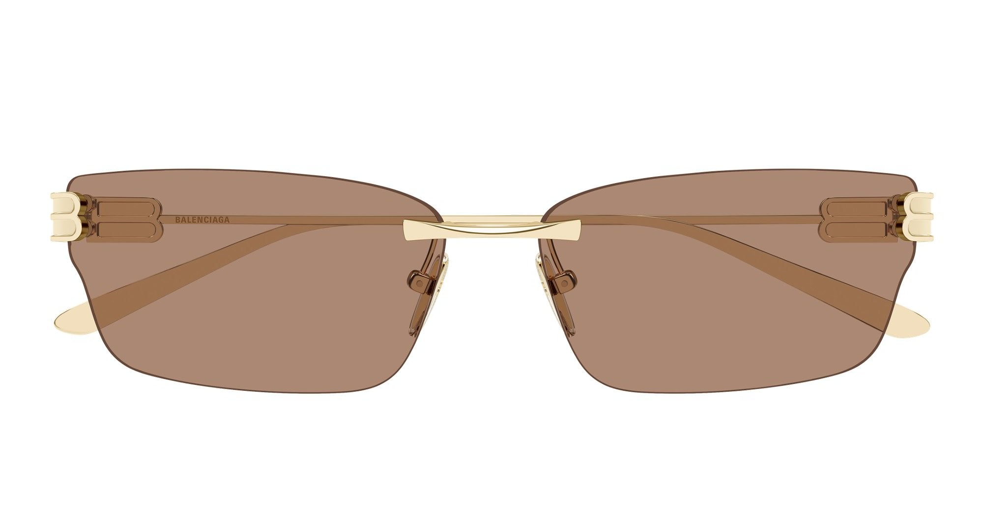  BROWN LENS - Metal - shape Cat-eye - Gold - EYEWEAR - SUNGLASSES - Donna,Women - lens Brown - Made In Japan