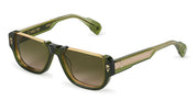 Ottica Mondello Roma - T HENRI - NCTR - NETTUNO - TREFOIL - Acetate - shape Oval - green, gold - EYEWEAR - SUNGLASSES - Unisex,Uomo,Donna,Women,Men - lens Gradient green - Made In Japan