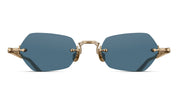 Ottica Mondello Roma - Matsuda - M5011.SG.BG-NVY.50 - M5011 - BRUSHED GOLD / NAVY TORTOISE - Acetate, titanium - shape Hexagonal - blue, gold - EYEWEAR - SUNGLASSES - Unisex,Uomo,Donna,Women,Men - lens Blue - Made In Japan