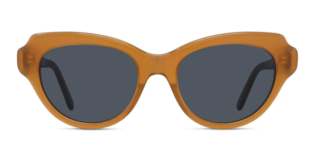 Ottica Mondello Roma - Loewe - LW40178I5350V - SLIM LW40178I - BROWN - Acetate - shape Cat-eye - brown - EYEWEAR - SUNGLASSES - Donna,Women - lens Blue - Made In Italy