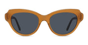 Ottica Mondello Roma - Loewe - LW40178I5350V - SLIM LW40178I - BROWN - Acetate - shape Cat-eye - brown - EYEWEAR - SUNGLASSES - Donna,Women - lens Blue - Made In Italy