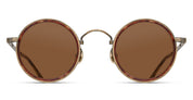 Ottica Mondello Roma - Matsuda - M3100-I.SG.AG-DBR.45 - M3100-I - ANTIQUE GOLD / DARK BROWN - Titanium - shape Round - Gold, brown - EYEWEAR - SUNGLASSES - Unisex,Uomo,Donna,Women,Men - lens Brown - Made In Japan