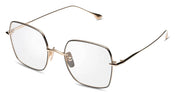 Ottica Mondello Roma - DITA - DTX523-50-03-Z - CEREBAL - BLACK RX - Titanium - shape Squared - Black, gold - EYEWEAR - EYEGLASSES - Donna,Women - lens Clear - Made In Japan