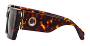 Ottica Mondello Roma - LINDA FARROW - LFL1297C2SUN - NIEVE DARK T-SHELL / YELLOW GOLD - Acetate - shape Squared - Tortoise - EYEWEAR - SUNGLASSES - Donna,Women - lens Brown - MadeIn Italy
