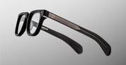 Ottica Mondello Roma - Jacques Marie Mage - JMMVERX-58 - VENDOME - RAVEN  RX - Acetate - shape Wellington - Black - EYEWEAR - SUNGLASSES - Unisex,Uomo,Donna,Women,Men - lens Clear - Made In Japan
