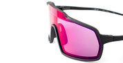 Ottica Mondello Roma - Out Of - XS060288 - BOT - BLACK WITH RED IRID ELECTRONIC LENS - Carbon fiber, grilamid - shape mask - Black - EYEWEAR - SUNGLASSES - Uomo,Men - lens red - Made In Italy
