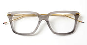 Ottica Mondello Roma - Thom Browne - UEO701A-G0003-060-49 - RECTANGULAR - LIGHT GREY RX - Acetate, titanium - shape Rectangular - grey - EYEWEAR - EYEGLASSES - Uomo,Men - lens Clear - Made In Japan