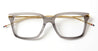 Ottica Mondello Roma - Thom Browne - UEO701A-G0003-060-49 - RECTANGULAR - LIGHT GREY RX - Acetate, titanium - shape Rectangular - grey - EYEWEAR - EYEGLASSES - Uomo,Men - lens Clear - Made In Japan