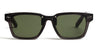 Ottica Mondello Roma - Movitra - MOMENTUM 05-C1 S - MOMENTUM 05 - C1 Black / Green Lens - Acetate - shape Rectangular - Black - EYEWEAR - SUNGLASSES - Uomo,Men - lens Green - Made In Italy