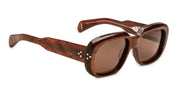 Ottica Mondello Roma - Jacques Marie Mage - JMMKB-28 - KOBO - BURLWOOD - Acetate - shape Oval - brown - EYEWEAR - SUNGLASSES - Unisex,Uomo,Donna,Women,Men - lens Brown - Made In Japan
