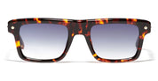 Ottica Mondello Roma - John Dalia - P18-C142-56 - PROJECT 18 (56) -  C142 Classic Havana / Gold - Acetate - shape Squared - havana, gold - EYEWEAR - SUNGLASSES - Unisex,Uomo,Donna,Women,Men - lens Gradient blue - Made In France