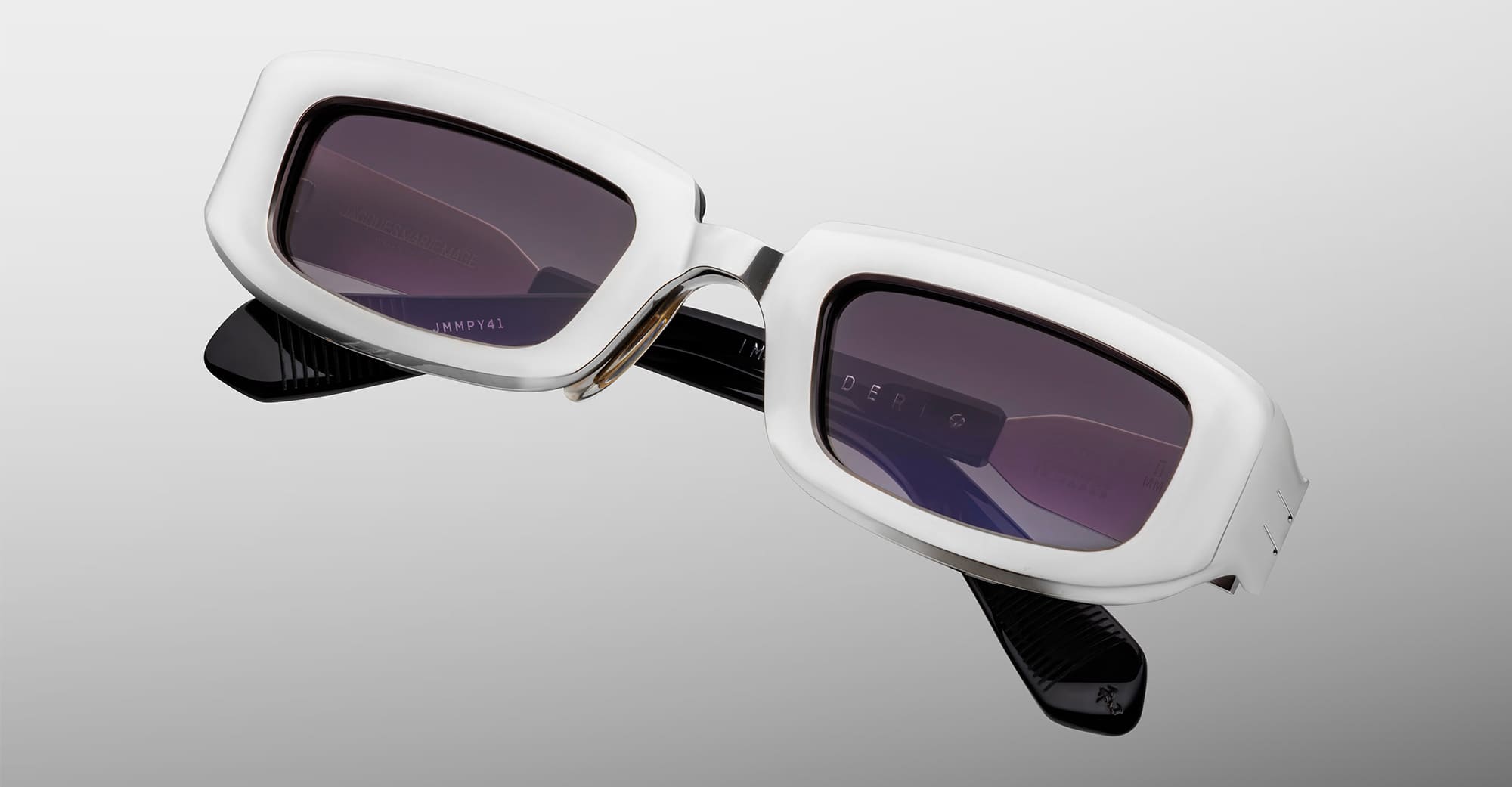 Ottica Mondello Roma - Jacques Marie Mage - JMMPY-41 - RYDER - SILVER - titanium, acetate - shape  - silver, black - EYEWEAR - SUNGLASSES - Unisex,Uomo,Donna,Women,Men - lens  - Made In Japan