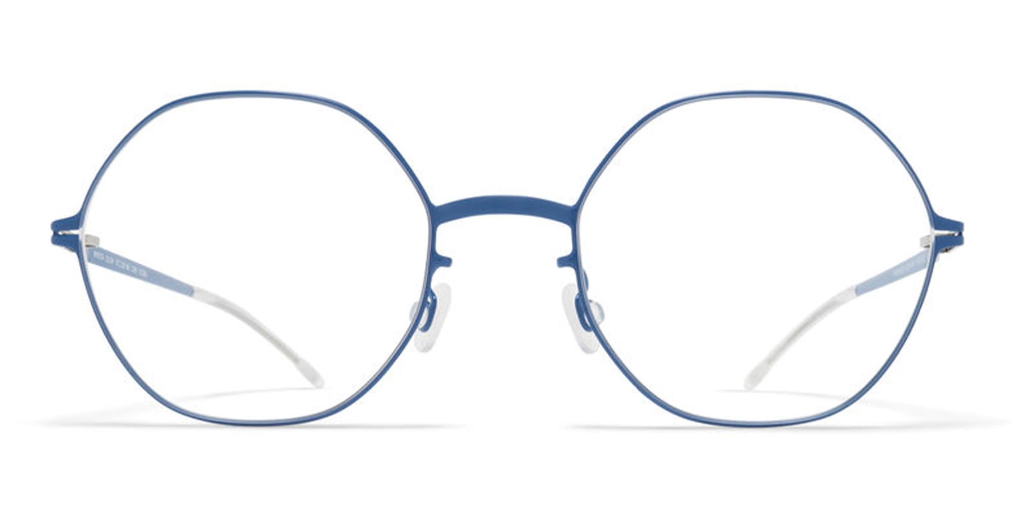 Ottica Mondello Roma - Mykita - 10089909 - EILISH POW9 - HORIZON BLUE RX - stainless steel - shape Round - blue - EYEWEAR - EYEGLASSES - Unisex,Uomo,Donna,Women,Men - lens Clear - Made In Germany