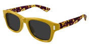Ottica Mondello Roma - Saint Laurent - SL 801-004 - SL 801-004 - YELLOW - Acetate - shape Squared - yellow - EYEWEAR - SUNGLASSES - Unisex,Uomo,Donna,Women,Men - lens Grey - Made In Italy