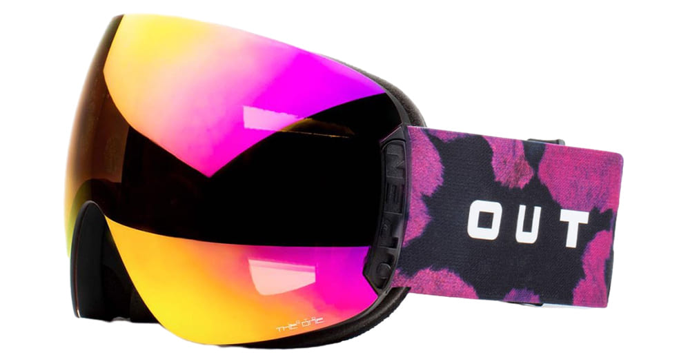  THE ONE LOTO LENS - nylon - shape Mask - Black - EYEWEAR - GOGGLES - Unisex,Uomo,Donna,Women,Men - lens Pink - Made In Italy