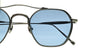 Ottica Mondello Roma - Matsuda - M3145.SG.AS.50 - M3145 - ANTIQUE SILVER - Titanium - shape Squared - Silver - EYEWEAR - SUNGLASSES - Uomo,Men - lens Blue - Made In Japan