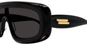 Ottica Mondello Roma - Bottega Veneta - BV1281S-001 - BV1281S-001 - BLACK - Acetate - shape Mask - Black - EYEWEAR - SUNGLASSES - Unisex,Uomo,Donna,Women,Men - lens Grey - Made In Japan