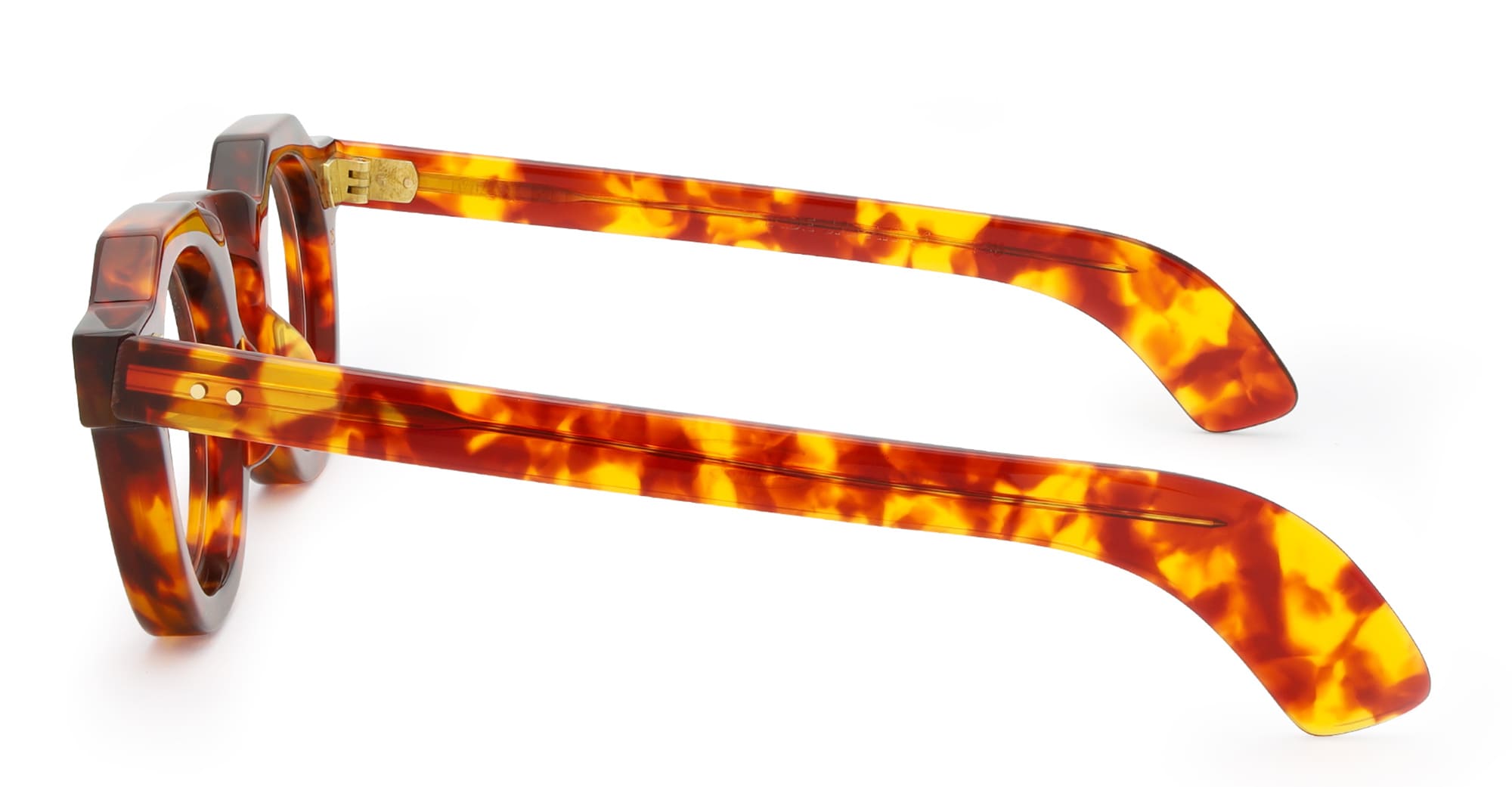 Ottica Mondello Roma - Max Pittion - MXPL-010E - HUGO 42 X 28 - BLONDE TORTOISE RX - Acetate - shape Panto - Tortoise - EYEWEAR - EYEGLASSES - Unisex,Uomo,Donna,Women,Men - lens Clear - Made In Japan