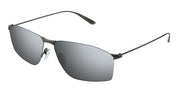 Ottica Mondello Roma - Balenciaga - BB0413S-004 - BB0413S-004 - GUNMETAL - Metal - shape Rectangular - dark grey - EYEWEAR - SUNGLASSES - Unisex,Uomo,Donna,Women,Men - lens silver - Made In Japan