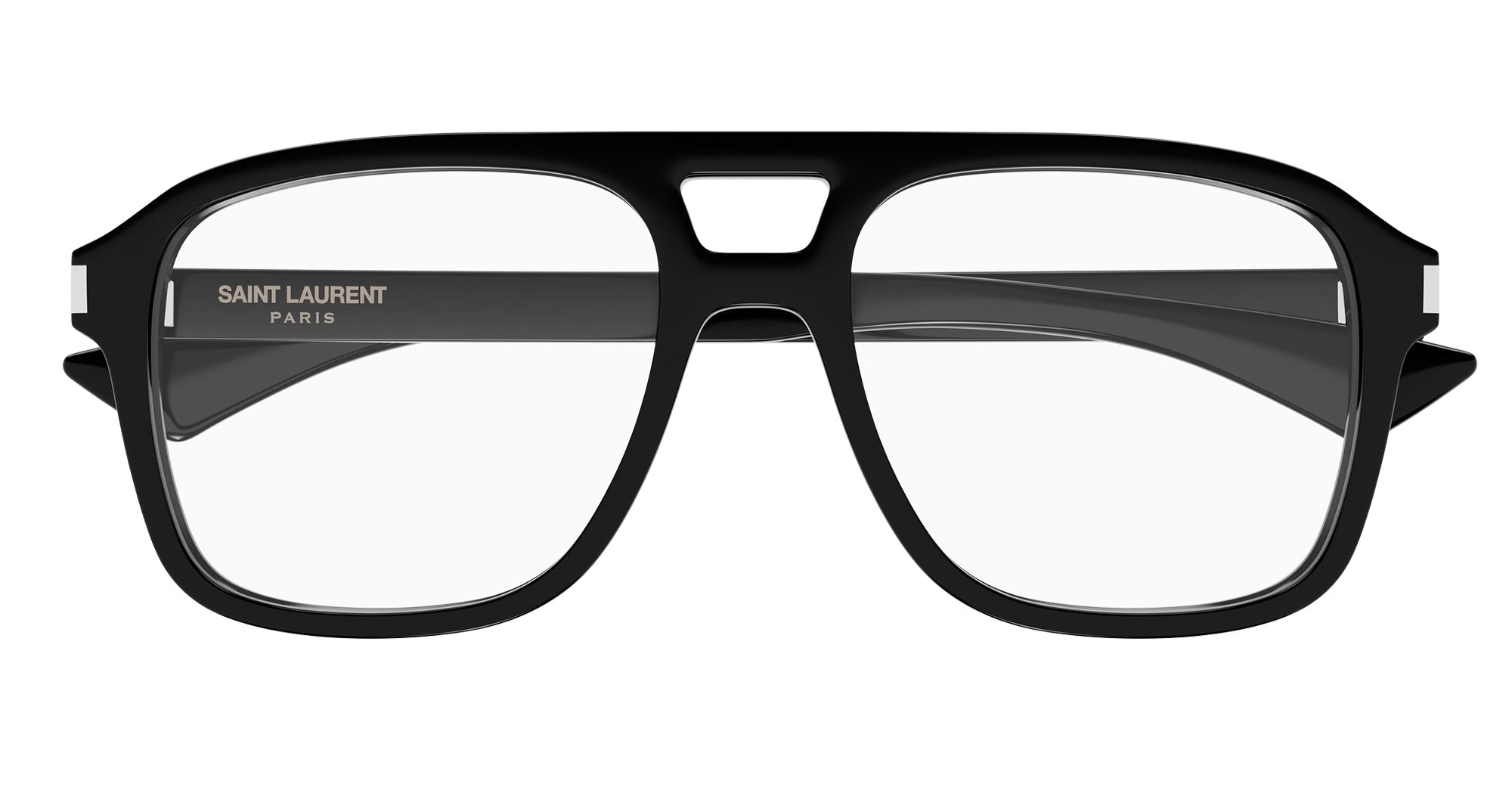 Ottica Mondello Roma - Saint Laurent - SL 881 OPT-001 - SL 881 OPT-001 - BLACK RX - Acetate - shape Navigator - Black - EYEWEAR - EYEGLASSES - Unisex,Uomo,Donna,Women,Men - lens Clear - Made In Japan