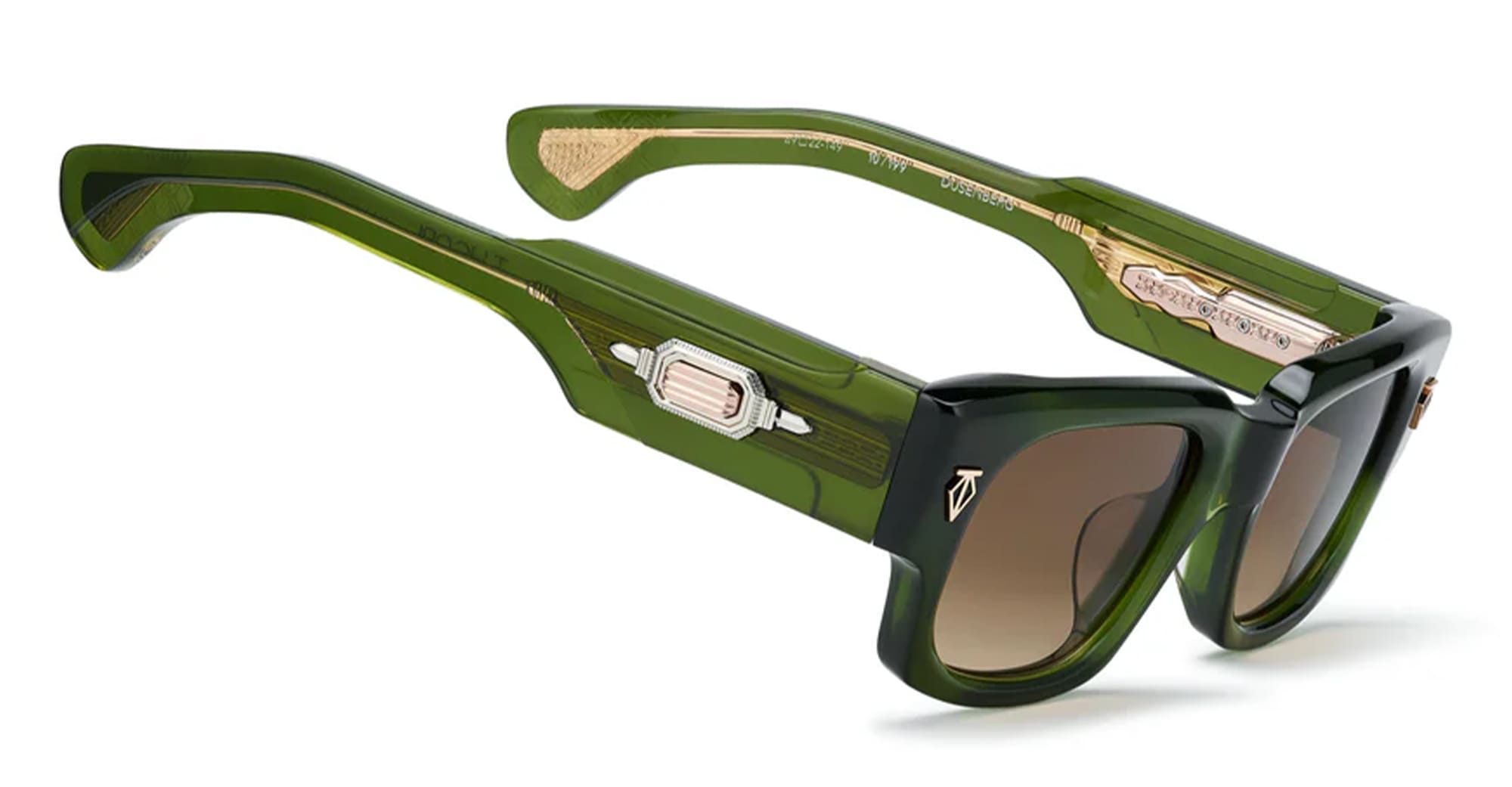 Ottica Mondello Roma - T HENRI - DUAH - DUSEMBERG - SHAMROCK - Acetate - shape  - brown - EYEWEAR - SUNGLASSES - Unisex,Uomo,Donna,Women,Men - lens  - Made In Japan
