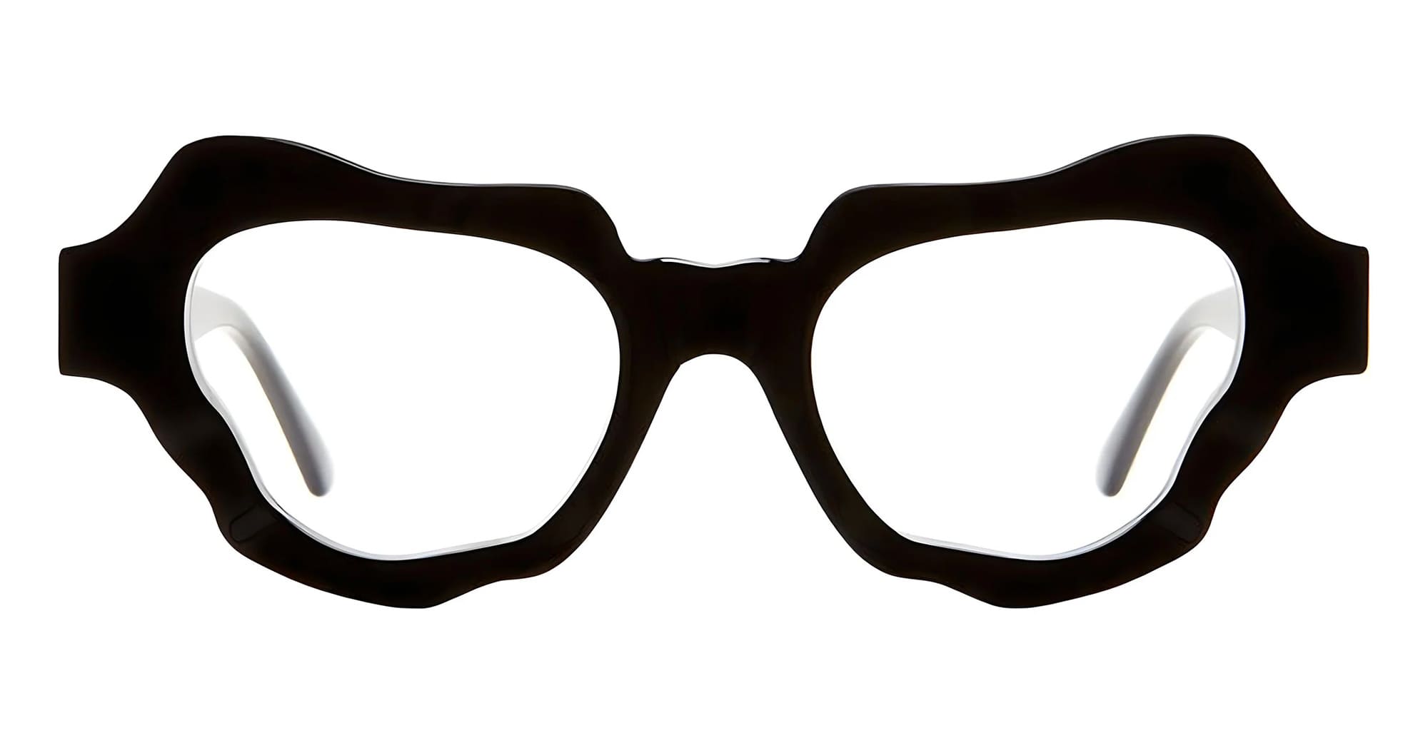Ottica Mondello Roma - Kuboraum - KRO0G2BS000000OP - MASK G2 - BLACK SHINE RX - Acetate - shape Oval - blue - EYEWEAR - EYEGLASSES - Donna,Women - lens Clear - Made In Italy