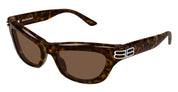 Ottica Mondello Roma - Balenciaga - BB0430S-002 - BB0430S-002 - HAVANA - Recycled acetate - shape Cat-eye - Havana - EYEWEAR - SUNGLASSES - Donna,Women - lens Brown - Made In Japan