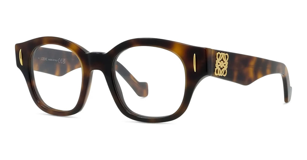 Ottica Mondello Roma - Loewe - LW50096I47052 - LW50096I - HAVANA RX - Acetate - shape Round - Havana - EYEWEAR - EYEGLASSES - Donna,Women - lens Clear - Made In Italy
