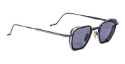 Ottica Mondello Roma - Jacques Marie Mage - JMMTK-19J - ATKINS - CORBEAU - Titanio - Forma squadrata - Nero - OCCHIALI - OCCHIALI DA SOLE - Unisex, Uomo, Donna - Lenti grigie - Prodotto in Giappone